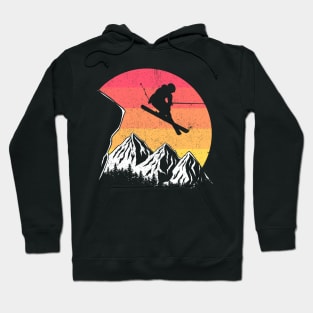 Vintage alpine skiing Hoodie